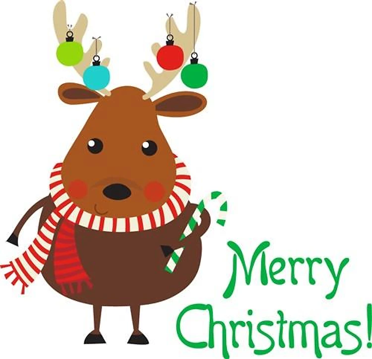 MERRY CHRISTMAS REINDEER