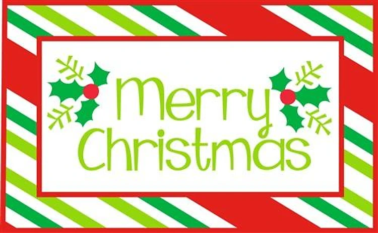 MERRY CHRISTMAS FRAMED