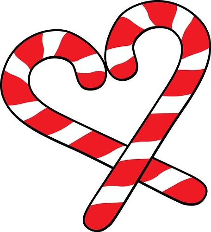 CANDY CANE HEART
