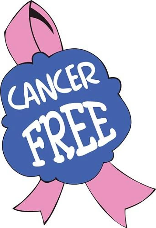 CANCER FREE RIBBON