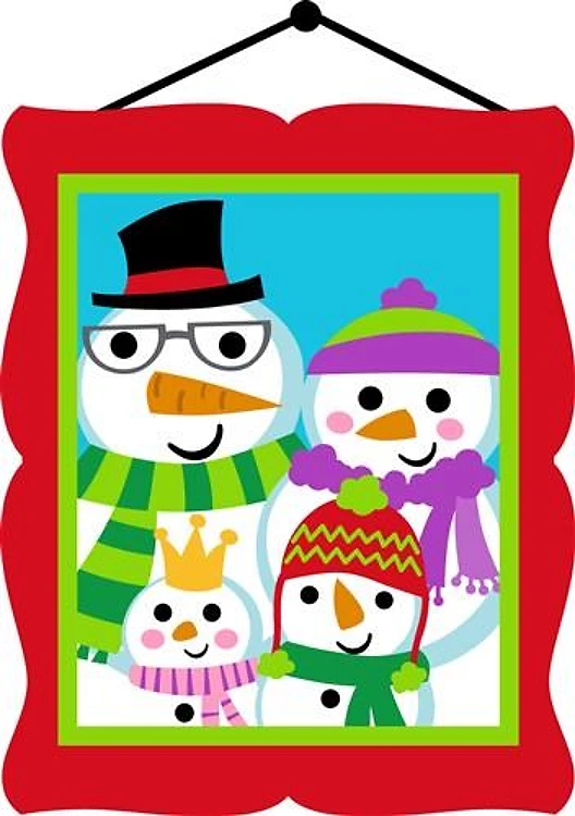 SNOWMAN FAMILY PORTRAIT