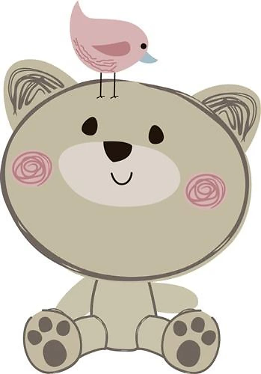 BABY BEAR AND BIRD