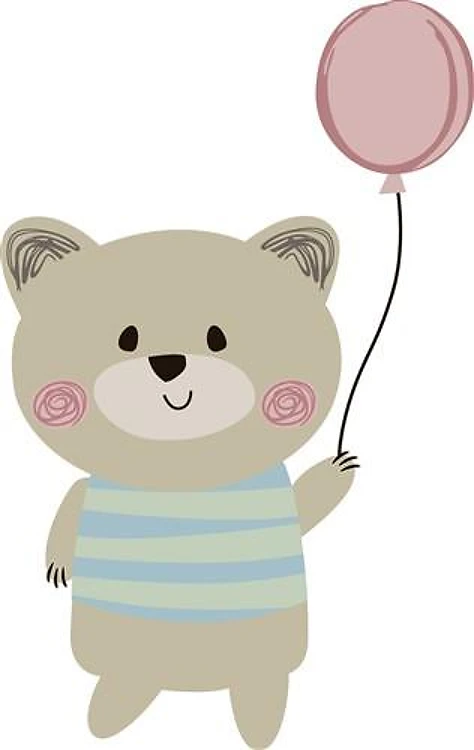 BEAR WITH BALLOON