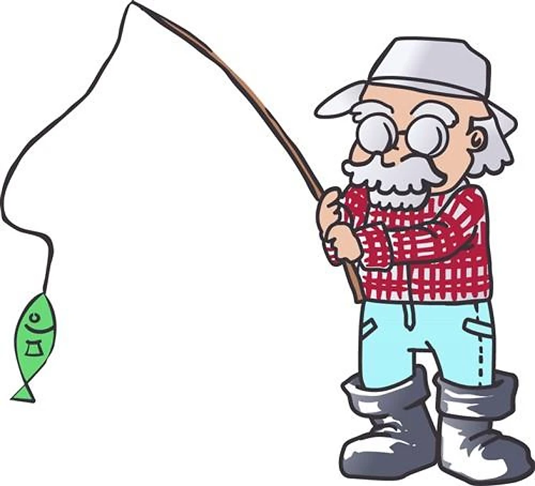 MAN FISHING