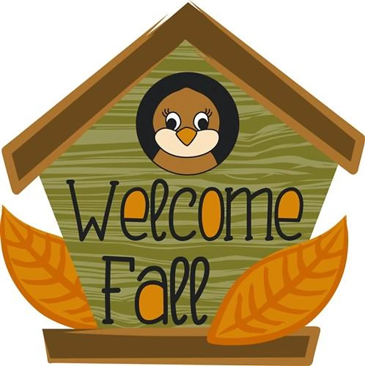 WELCOME FALL BIRDHOUSE