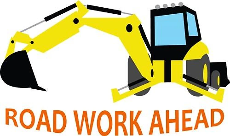 ROAD WORK AHEAD