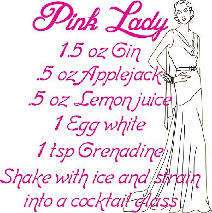 PINK LADY COCKTAIL