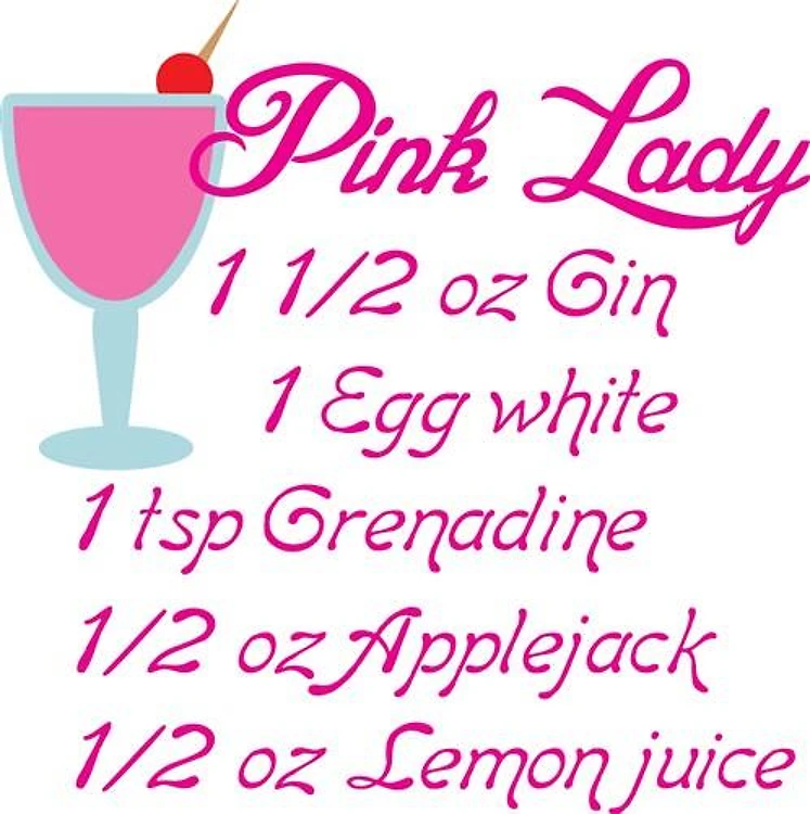 PINK LADY COCKTAIL