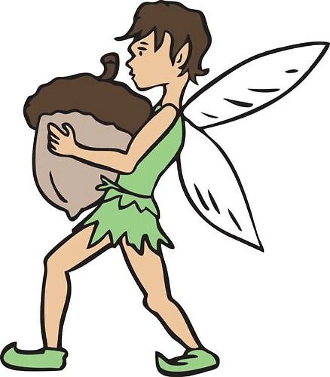 Fairy With Acorn