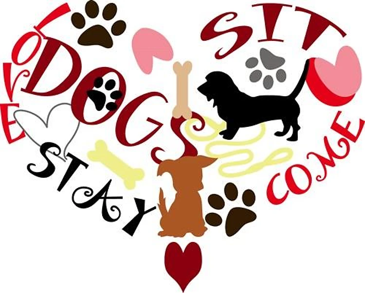 DOG HEART COLLAGE