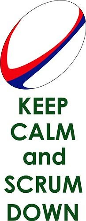 KEEP CALM SCRUM DOWN