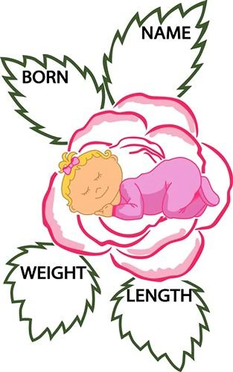 BIRTH ANNOUNCEMENT GIRL