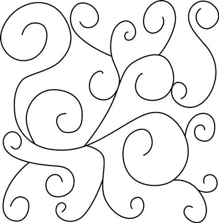 QUILT SWIRLS XLARGE