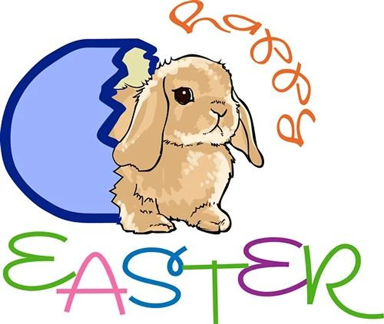 HAPPY EASTER APPLIQUE
