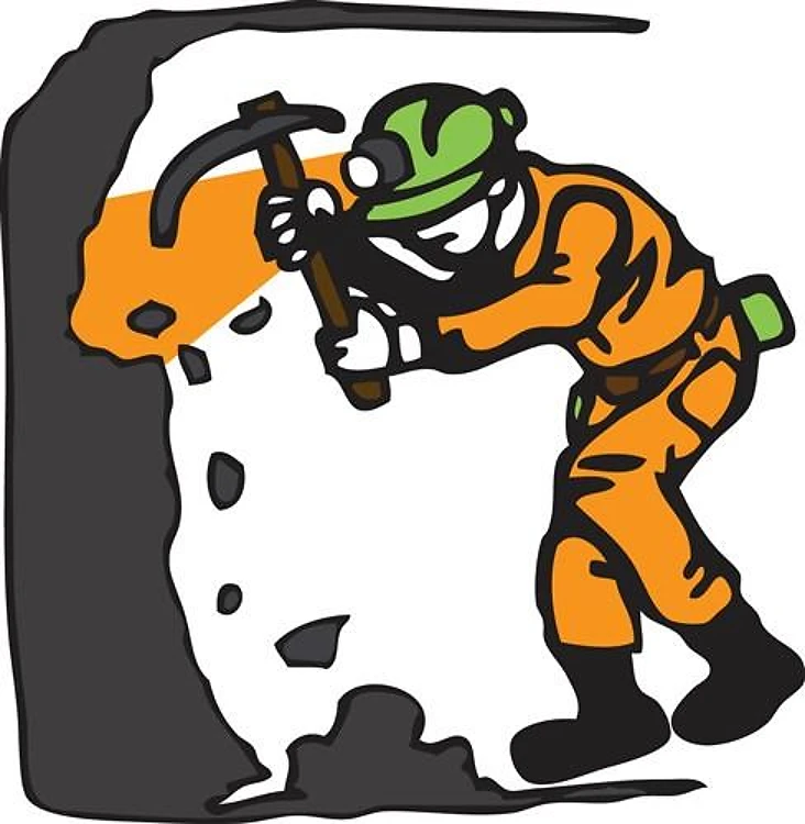 COAL MINER WORKING