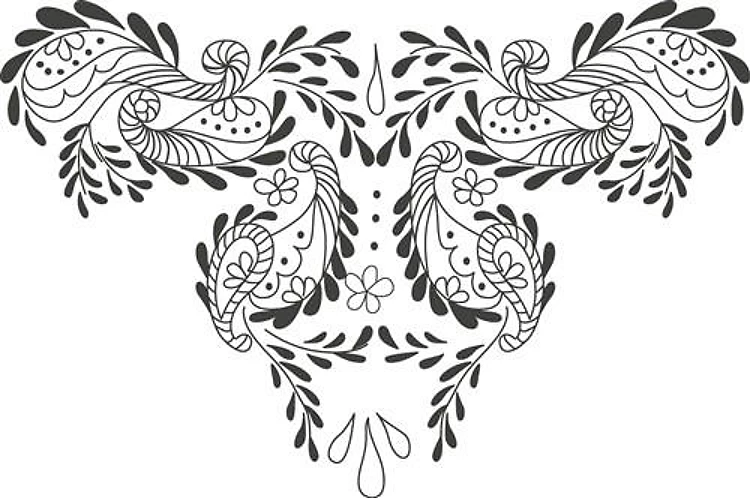 LARGE PAISLEY DAMISK