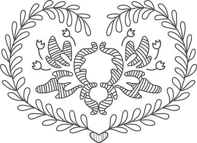 Damask Heart