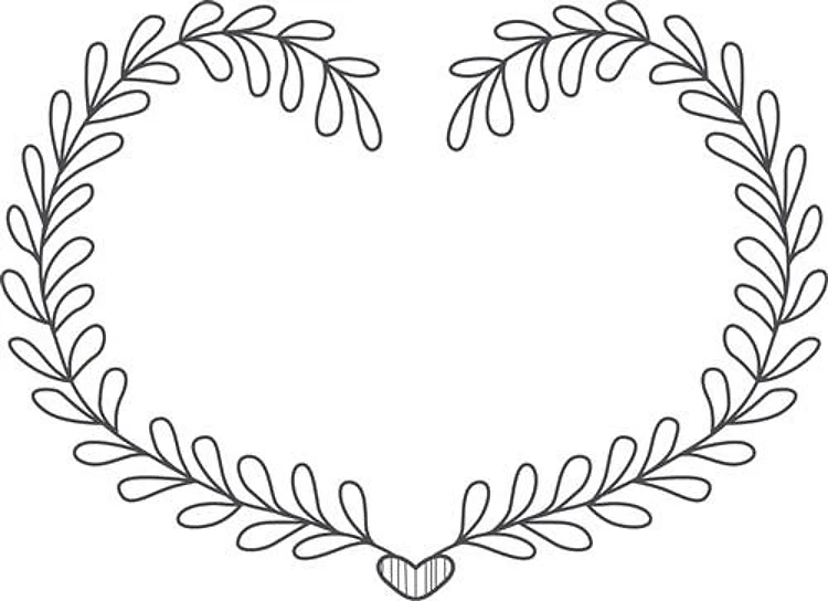 Laurel Wreath Heart