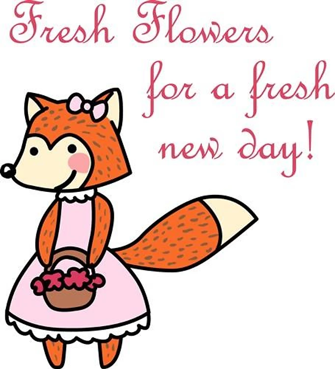 Fresh Flowers Fox