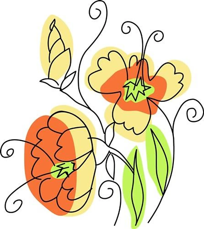 Watercolor Wildflowers