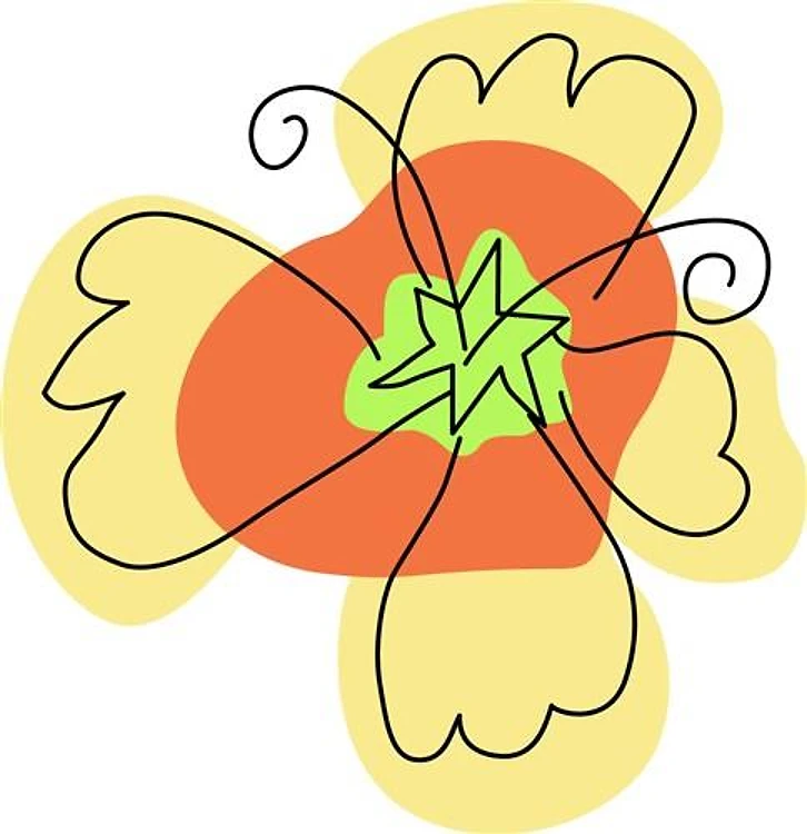 Watercolor Wildflower