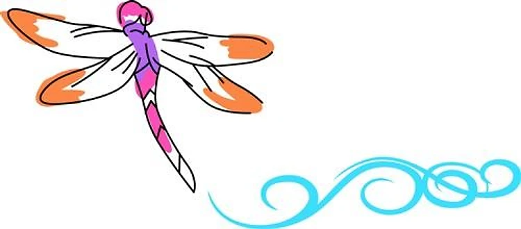 Watercolor Dragonfly