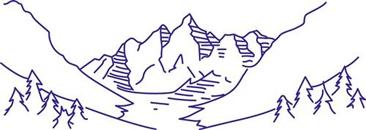 Mountain Outline