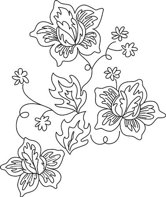 Flower Linework