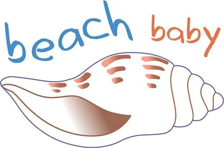 Beach Baby Applique