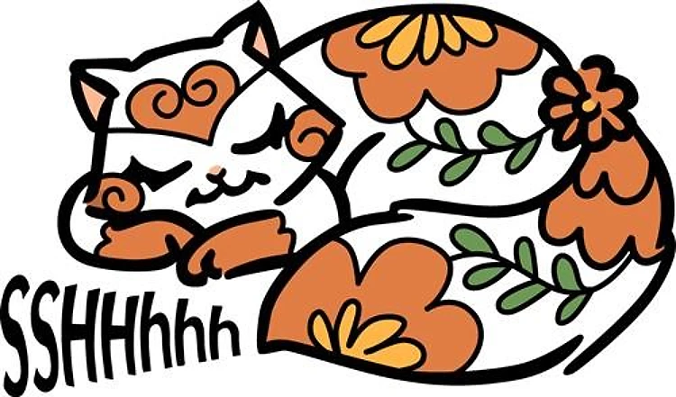 Sshhhhh Cat Sleeping