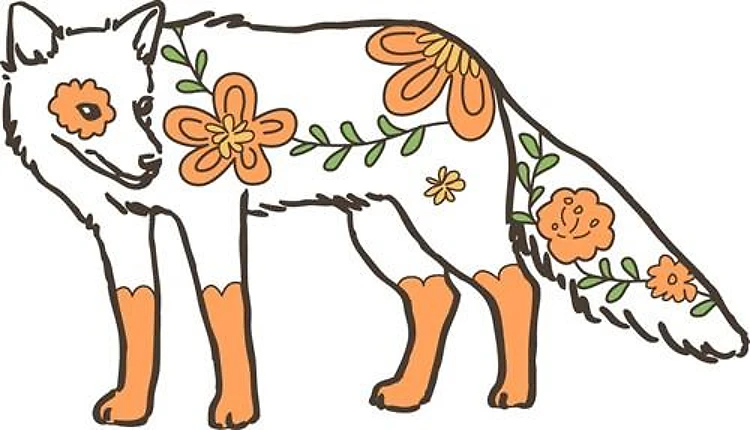 Floral Wolf