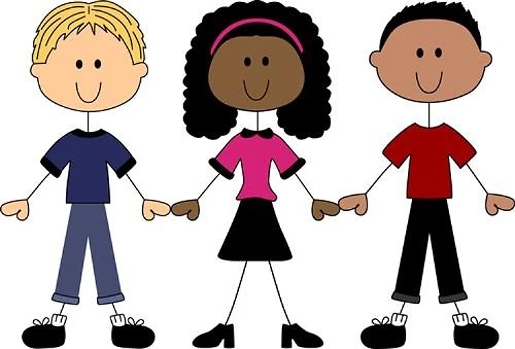 Stick Figure Young People