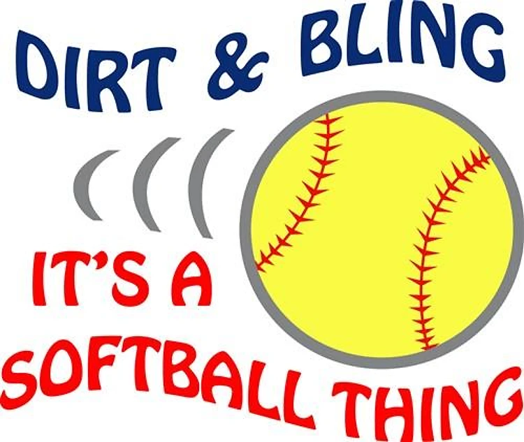 Softball Dirt And Bling