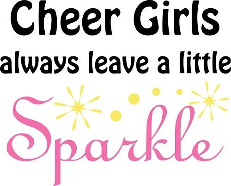 Cheer Girls Leave Sparkle