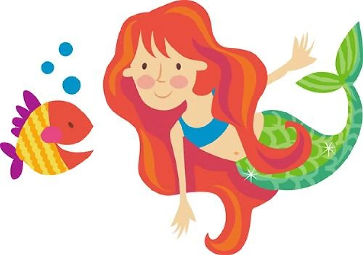Mermaid And Fish