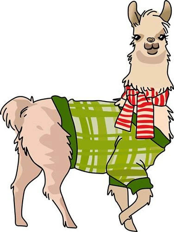 Christmas Llama
