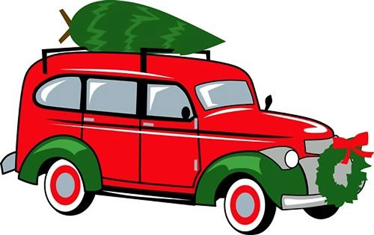 Bringing Home Xmas Tree