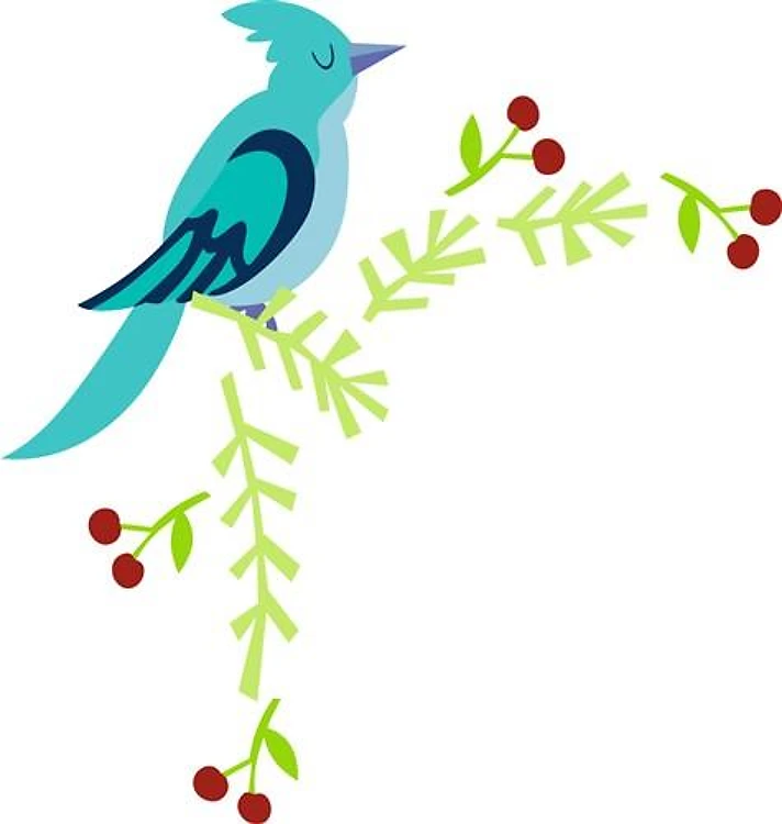 Blue Jay Corner Border