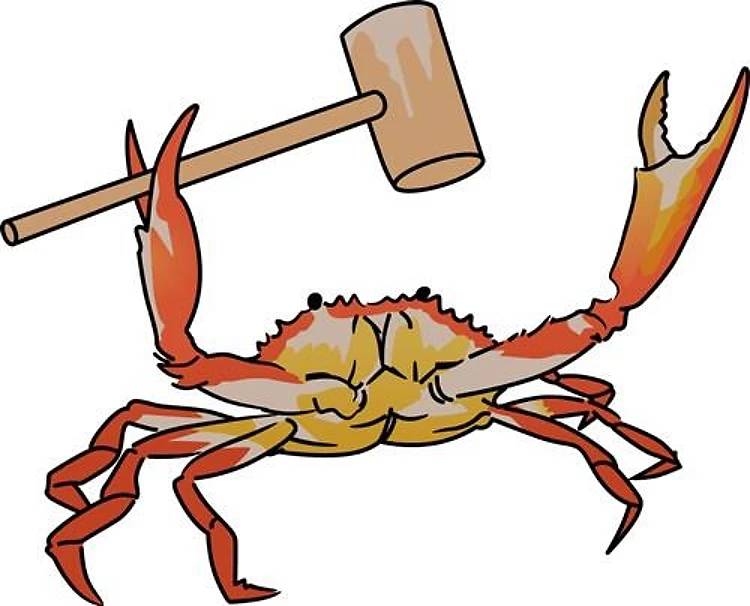 Crab Wtih Mallet