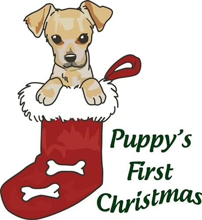 Puppys First Christmas
