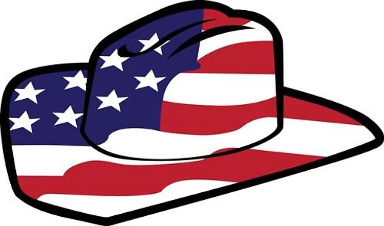 USA Cowboy Hat