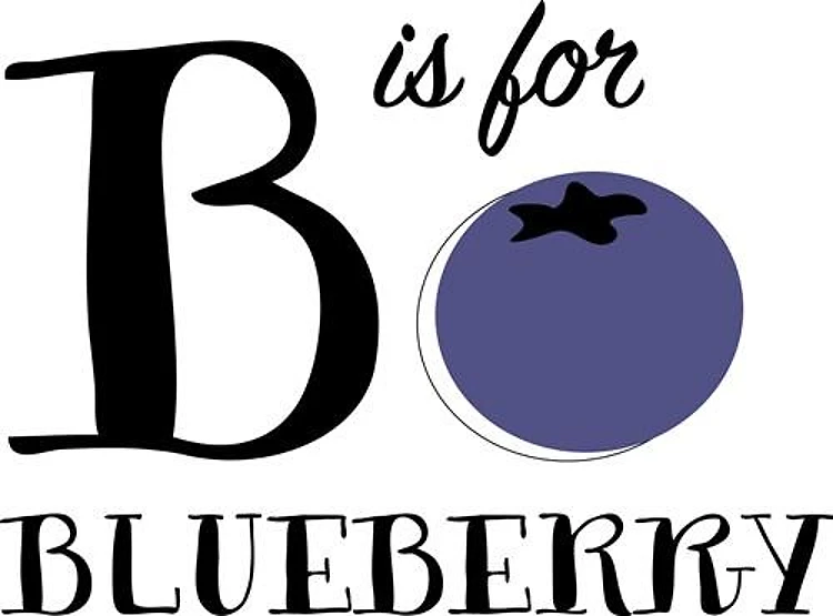 B For Blueberry