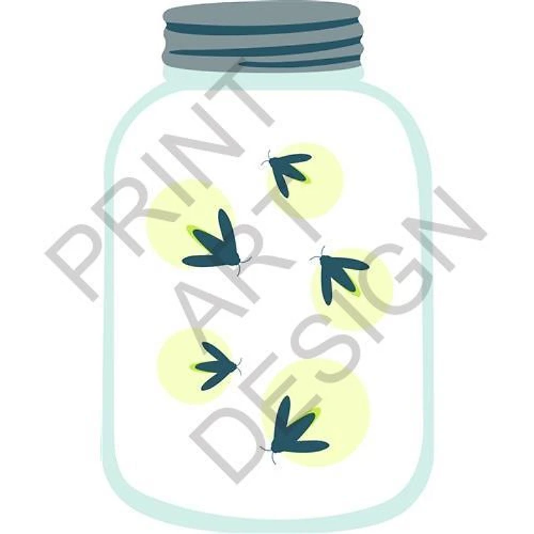 Fireflies in Jar