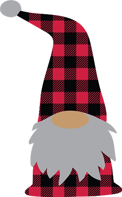 Buffalo Plaid Gnome