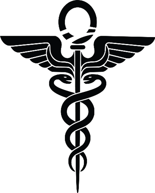 Caduceus Silhouette