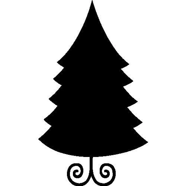 Xmas Tree Silhouette