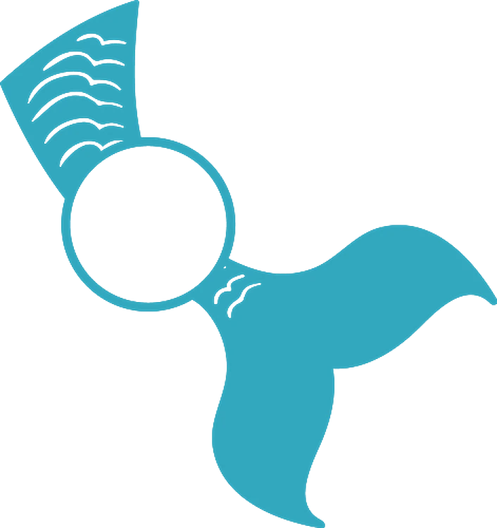 Mermaid Tail Monogram