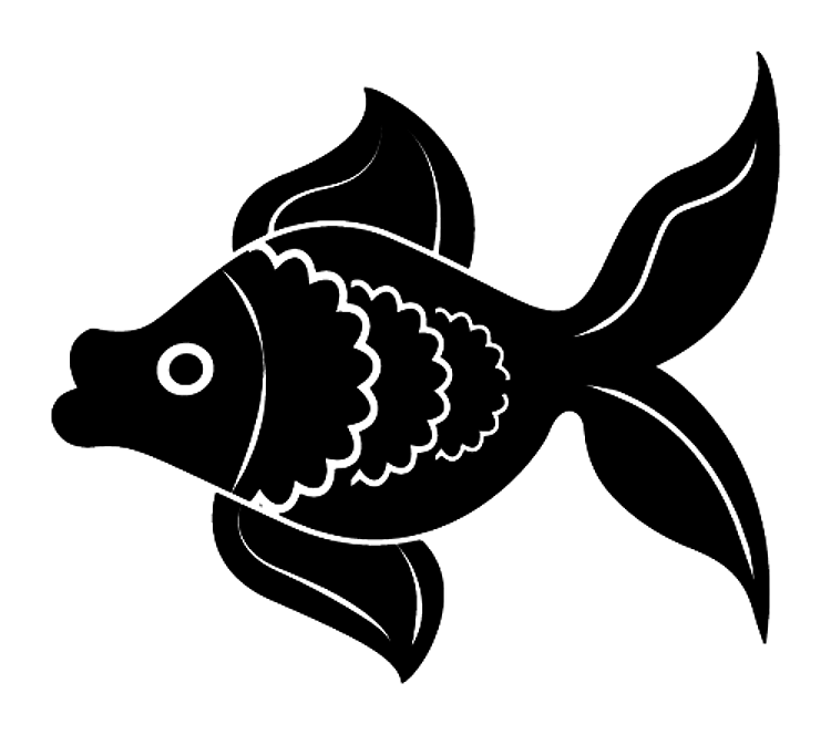 Goldfish Silhouette