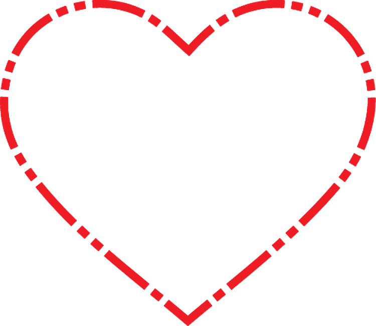 Dot & Dash Heart