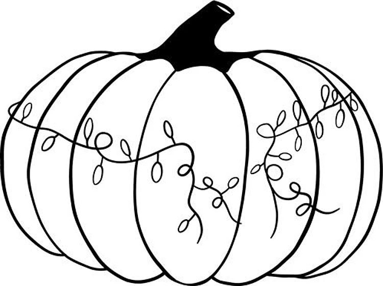 Outline Pumpkin